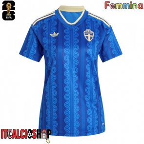 Svezia Seconda Maglia Femmina Mondiali 2026 Manica Corta